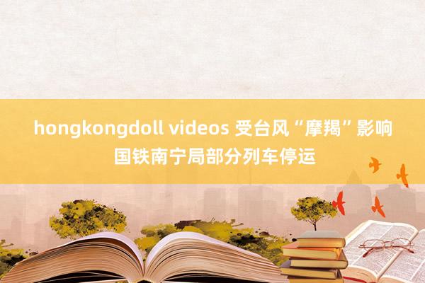 hongkongdoll videos 受台风“摩羯”影响 国铁南宁局部分列车停运